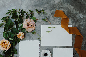 Moody Invitation Mockup 