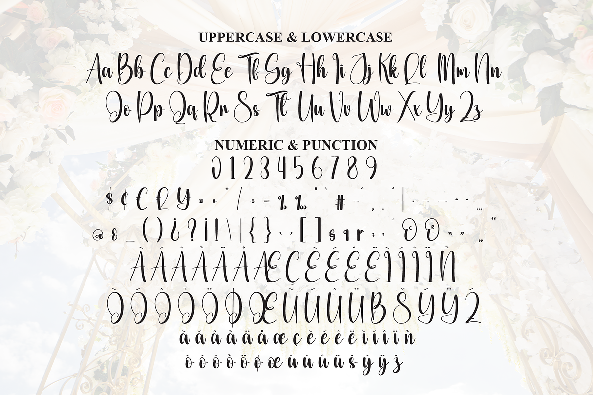 Shiny Wedding | Script Font, a Handwritten Font by Scratchones (Photo 7 of 9)