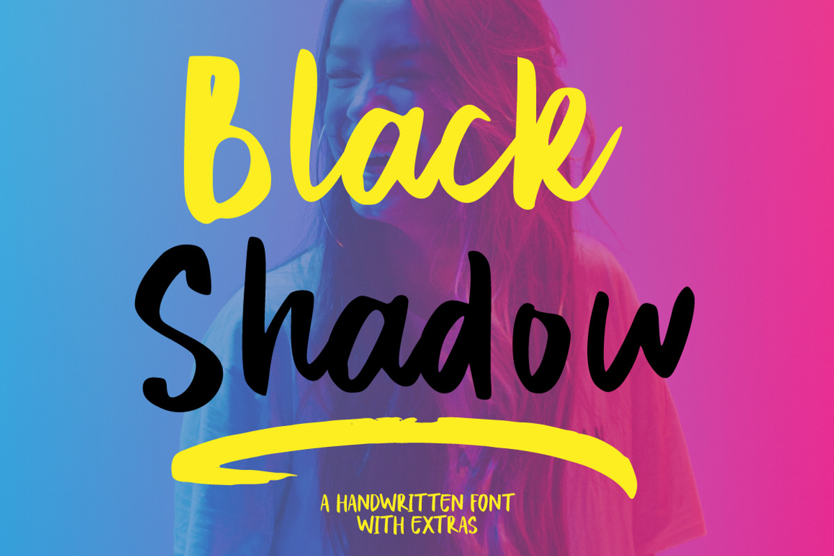 Black Shadow, a Handwritten Font by MSG Studio (Photo 1 of 10)