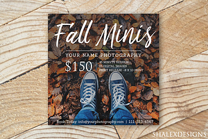 Fall Mini Sessions Template