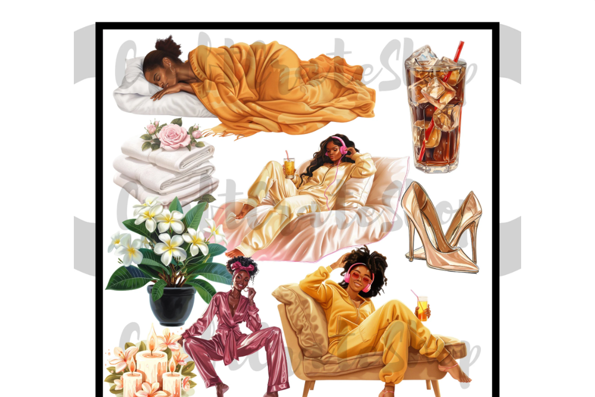 Self Love Clipart, an Illustration by CraftCrateShop (Photo 6 of 8)