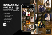 Luxor - Instagram Puzzle feed, a Social Media Template by Plan B (Thumbnail 1 of 6)