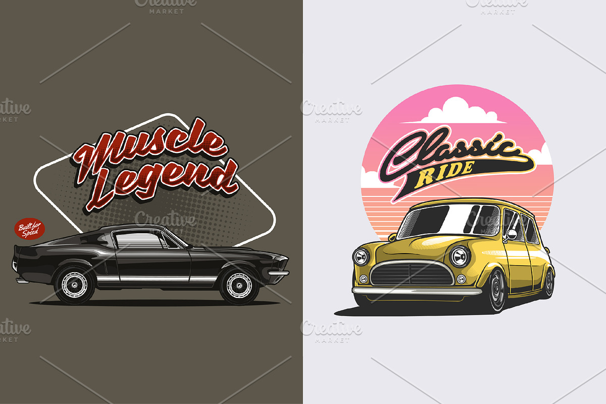 Ultimate Cars Collection, a Transportation Illustration by The BolzStudio (Photo 25 of 50)