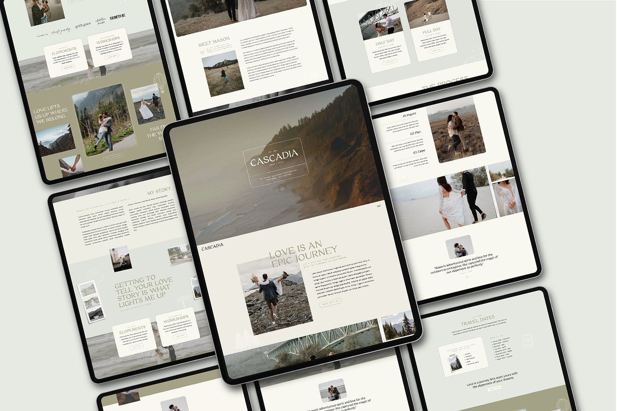 Showit Template for Photographers, a Websites & App Template by Lennox Creative Co. (Photo 2 of 6)