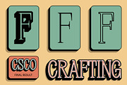 Avelion 3D, a Serif Font by Craft Supply Co. (Thumbnail 2 of 8)