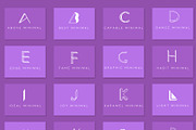 ALPHABET Minimalist logo bundle, a Branding & Logo Template by designbydi (Thumbnail 5 of 6)