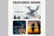 Personal Videographer Portfolio, an UI Kit Template by CreativeShaper (Thumbnail 5 of 6)
