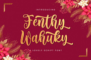Fenthy Wahuky - Lovely Script Font, a Script Font by StringLabs (Thumbnail 1 of 11)