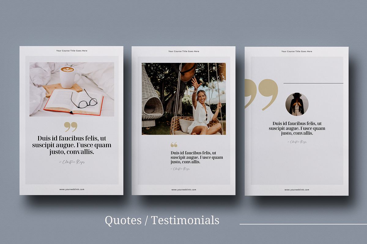 eCourse Workbook Canva template, a Magazine Template by 3.14&Co (Photo 11 of 12)