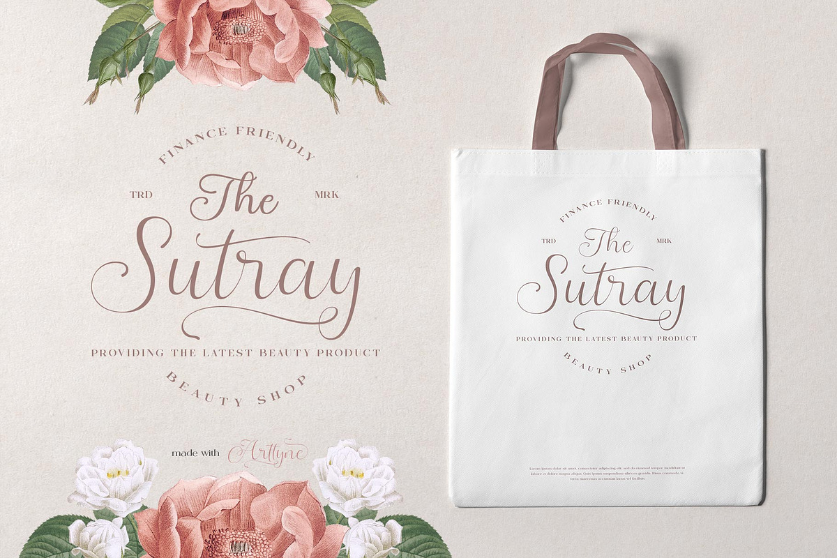 Arttyne Modern Script Font, a Script Font by alit design (Photo 19 of 20)