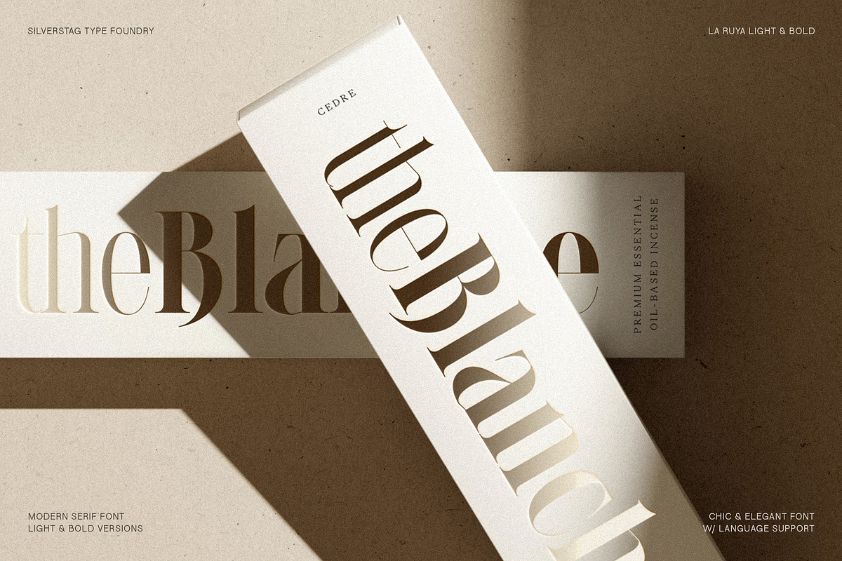 LaRuja - Light & Bold Serif Duo, a Serif Font by SilverStag Type Foundry (Photo 2 of 17)
