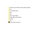 Weird social icon pack(Mutli-Format), an Outline Icon by Saif71 - Shop (Thumbnail 7 of 7)