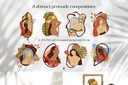 Autumn Women. Floral Abstract Set, an Object Graphic by Julie&Taily (Thumbnail 9 of 21)