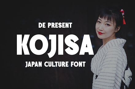 Kojisa Bold Japan Culture Font, a Sans Serif Font by Monoletter Studio
