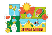 10 Summer Vacation Illustration, a Person Illustration by denayunebgt (Thumbnail 4 of 4)