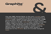 Graphite - Wide sans serif family, a Sans Serif Font by Zafara Studios (Thumbnail 4 of 9)