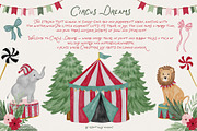 Christmas Circus Cliparts & Frames, an Object Graphic by Essentially Nomadic (Thumbnail 3 of 9)