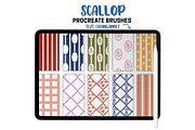 Scallop Pattern Procreate Brushes, a Brush Add-On by Brush Lab (Thumbnail 5 of 9)