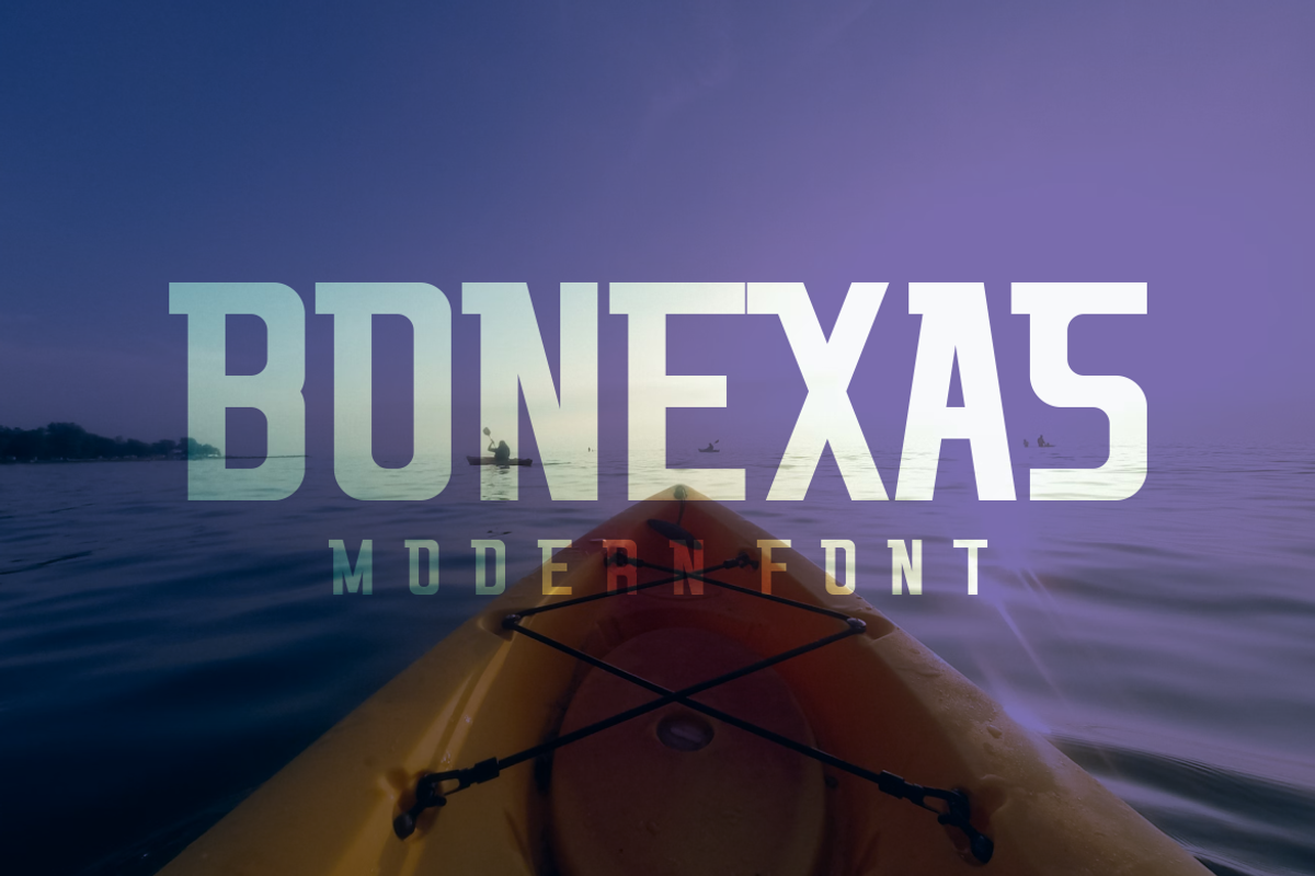 Bonexas - Font, a Sans Serif Font by artchiles_design (Photo 3 of 5)