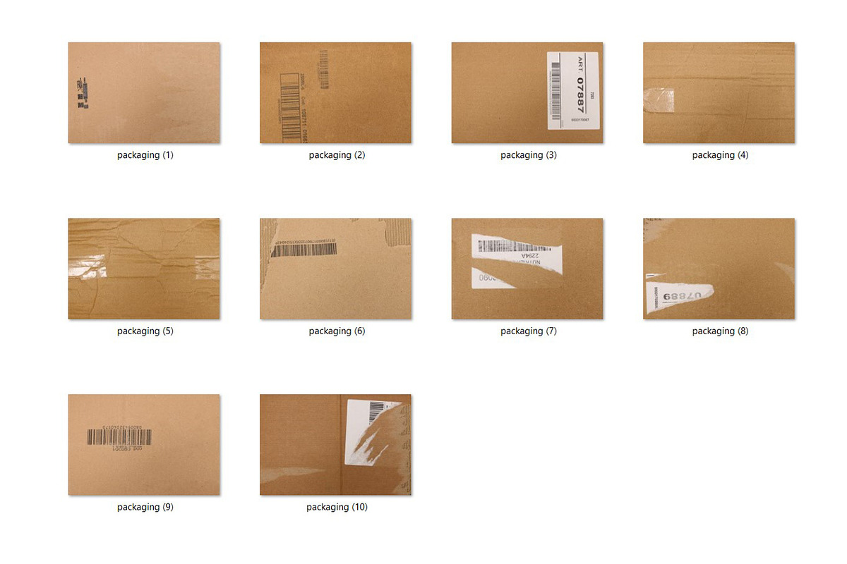 10 Packaging Textures HQ, a Texture Graphic by CCPreset