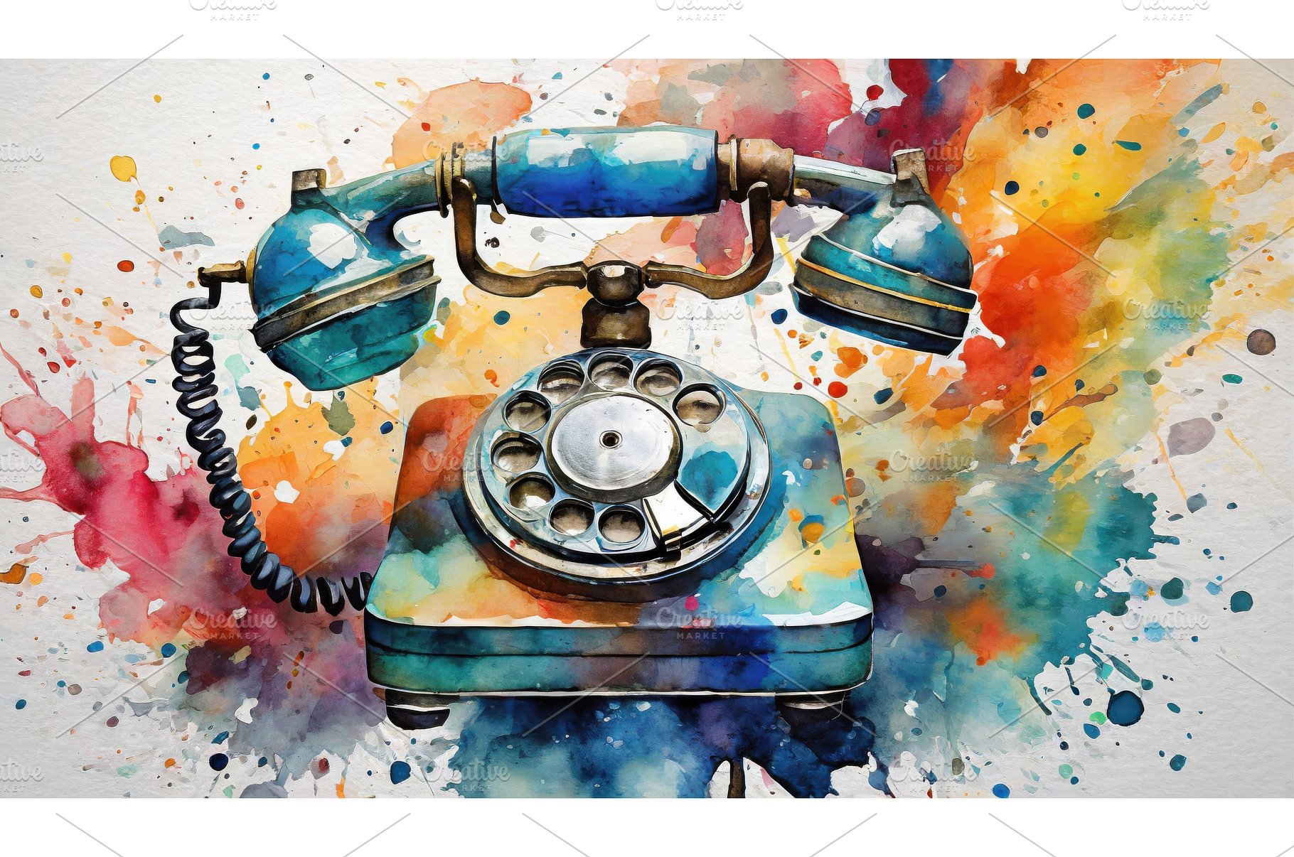Watercolor-style artistic image of a, an Arts & Entertainment Photo by Igor Tichonow