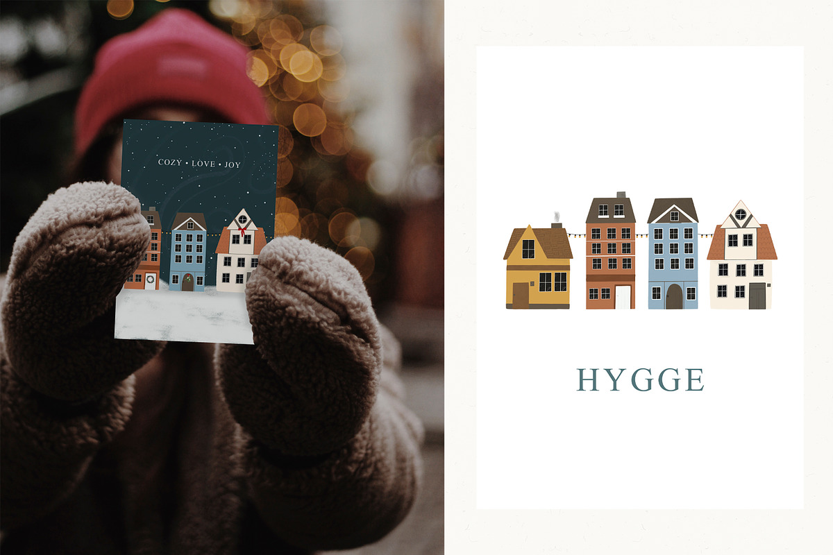 Cozy Winter. Scandinavian Christmas., a Seasonal Illustration by Ooh Lily (Photo 5 of 10)
