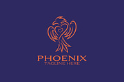 Phoenix Flying Bird Symbol Logo, a Branding & Logo Template by Signatoro (Thumbnail 2 of 3)