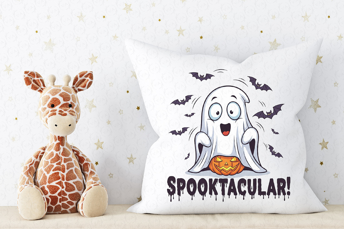 Halloween Funny ghost spooktacular, an Illustration by Craft Nest (Photo 5 of 6)