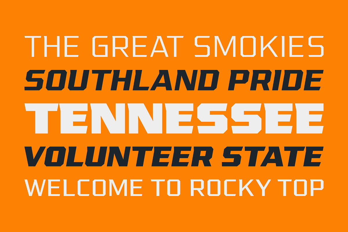 VTF League – Heavyweight Package, a Font by VarsityType® (Photo 5 of 6)