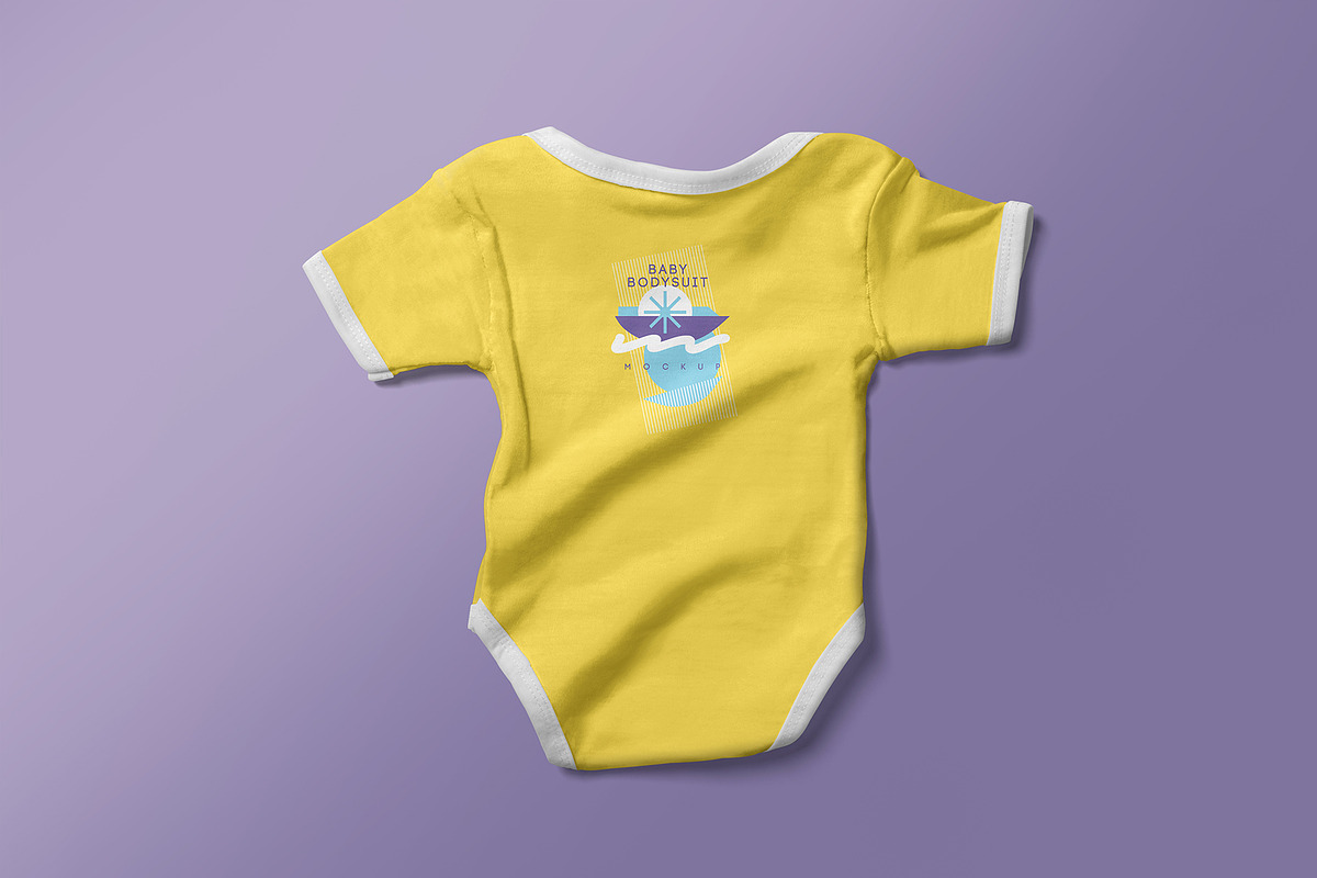 Baby Romper Mockup, a Product Mockup by PixelVoyager (Photo 6 of 8)