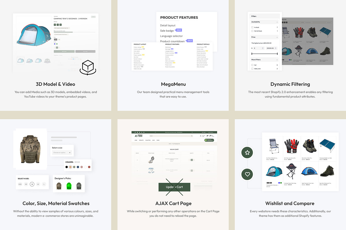 Trekking and Hiking Shopify Theme, a Shopify Template by LogicGo Shopify Experts (Photo 6 of 7)