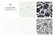 Organic Ink Abstract Floral Pattern, a Pattern Graphic by Rose Design (Thumbnail 6 of 10)