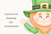 St Patricks Day Gnome Irish Clipart, an Illustration by ekossa_art (Thumbnail 6 of 6)