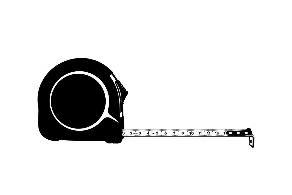Tape Measure Tool Silhouette Bundle, a Graphic by Designer_Momina (Photo 5 of 10)