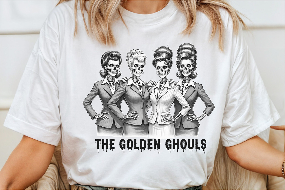 Golden Ghouls Golden Girls Halloween, an Illustration by DreamCafeArt (Photo 2 of 7)
