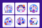 Job Illustrations Art Set, a Work Illustration by Prosymbols (Thumbnail 7 of 9)