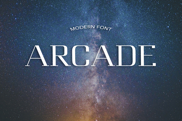 ARCADE font preview 4