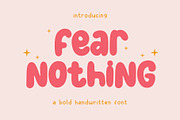 Fear Nothing Font - Sans Serif Font, a Sans Serif Font by ariodsgn (Thumbnail 1 of 9)