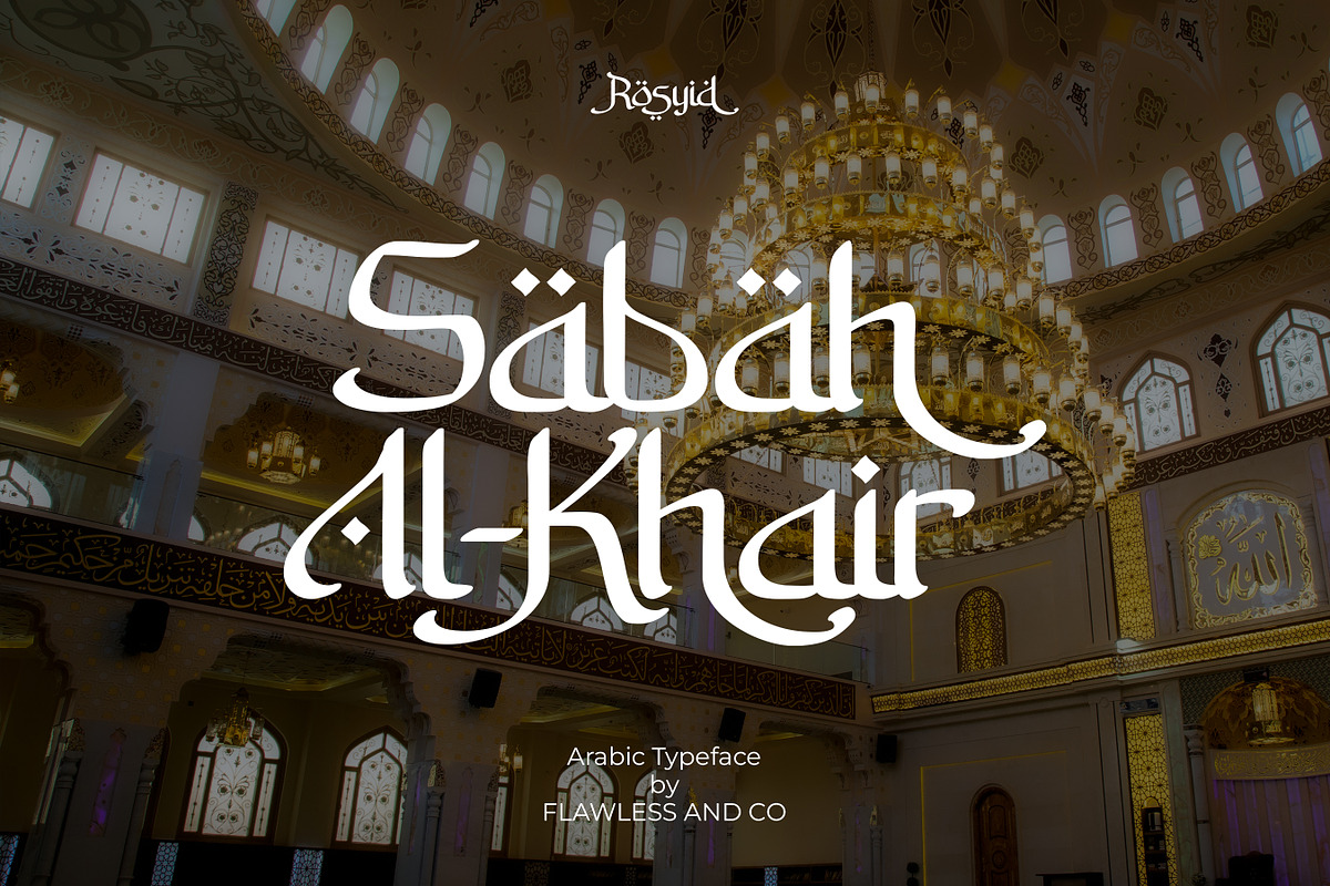 Rosyid-Arabic Font Style, a Symbol Font by Flawless And Co (Photo 4 of 10)