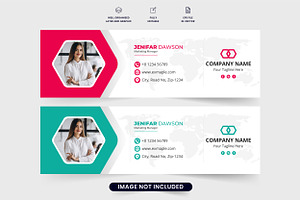 Modern Email Footer And Signature