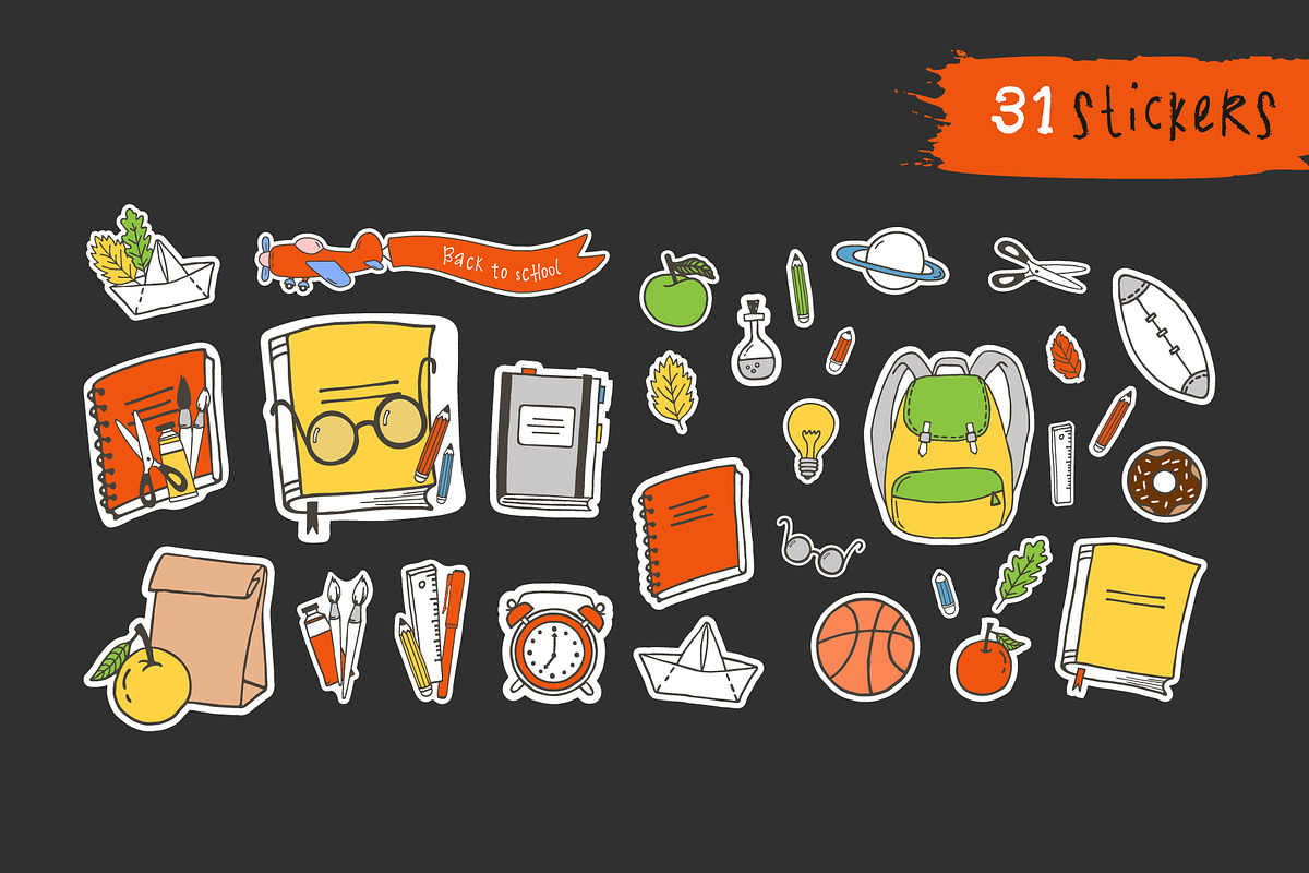 Back to School | Hand Drawn Set, an Education Illustration by Lena Kedrova (Photo 8 of 14)