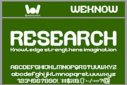 Connect Brains font, a Font by weknow (Thumbnail 4 of 9)