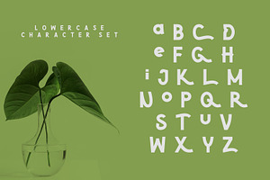 Green Natural Cute Font