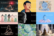 150 Spiritual Buddha Illustrations, a Decorative Illustration by Incomelion (Thumbnail 12 of 21)