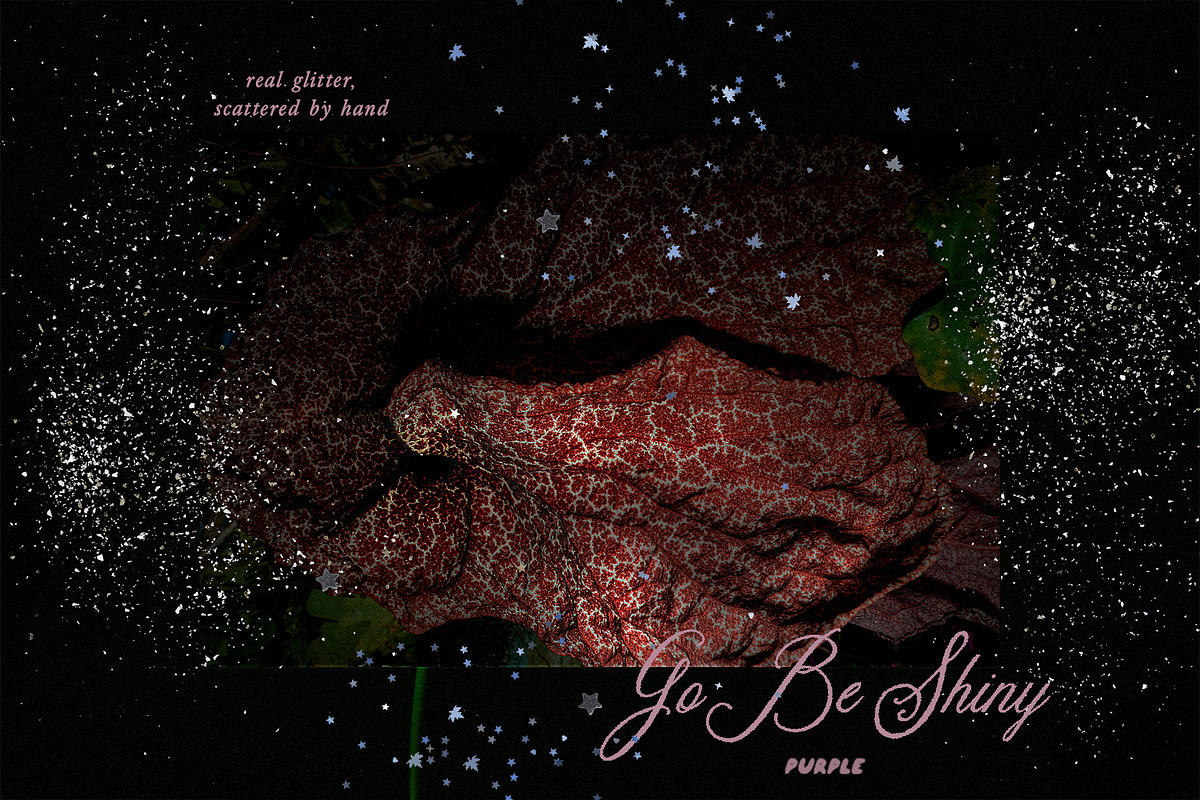 Go Be Shiny: Moody Glitter, a Texture Graphic by Purple (Photo 4 of 11)