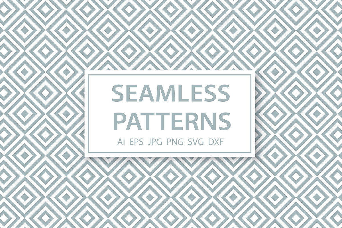 Set of geometric seamless patterns, a Pattern Graphic by AlexZeL (Photo 1 of 8)