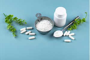 Collagen powder and pills. Healthy, a Health & Medical Photo by Yulia Furman