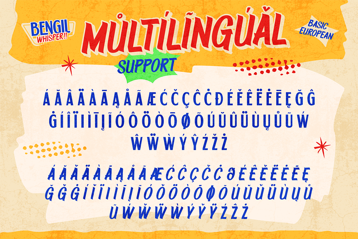 Bengil Whisper, a Sans Serif Font by Burntilldead (Photo 11 of 12)