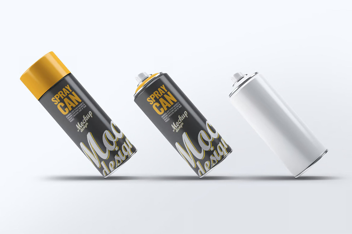 Spray Paint Mock-Up, a Product Mockup by DesignRushMarket (Photo 6 of 6)