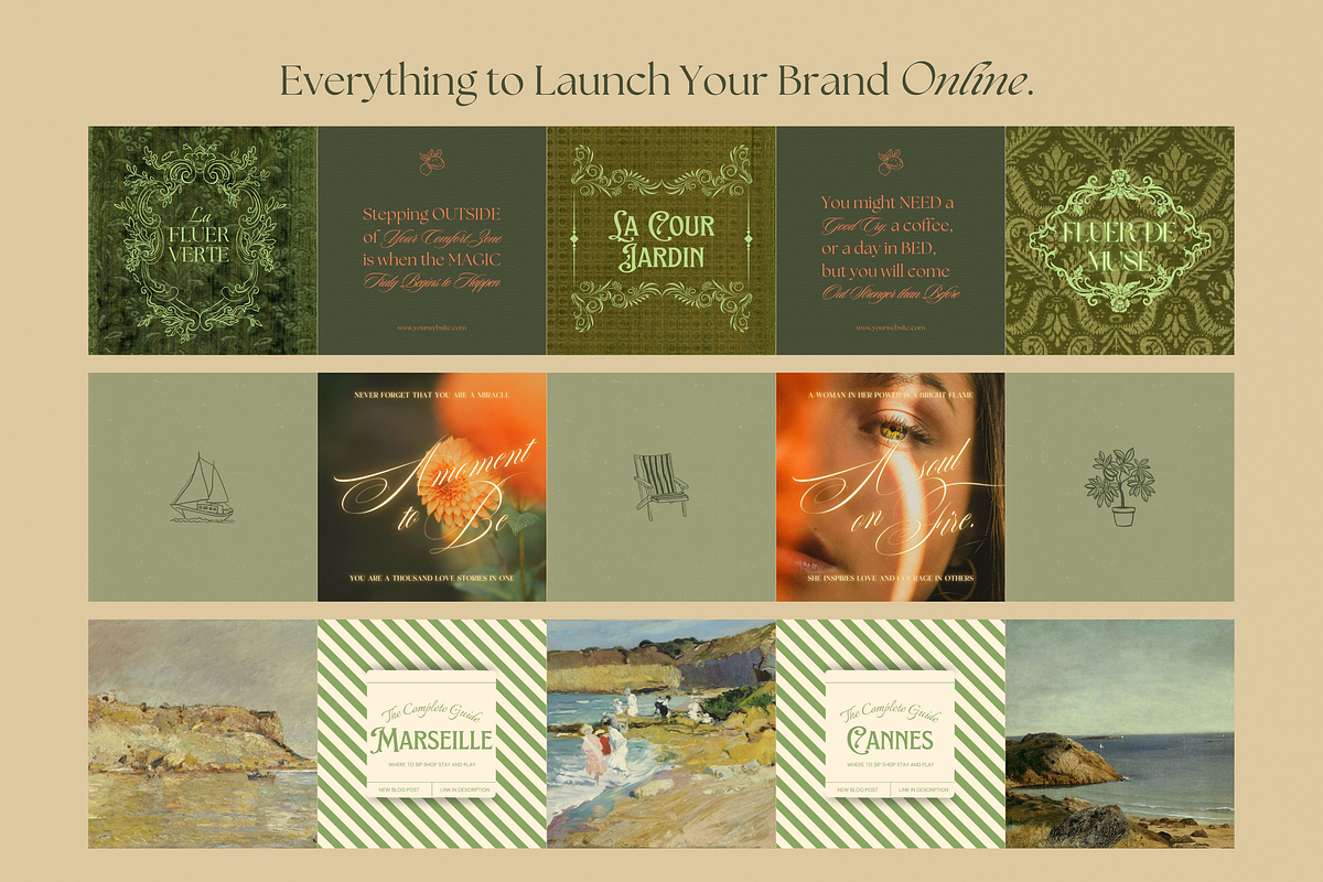 The Traveler Social Media Bundle, a Social Media Template by The Flossy Finch (Photo 19 of 21)